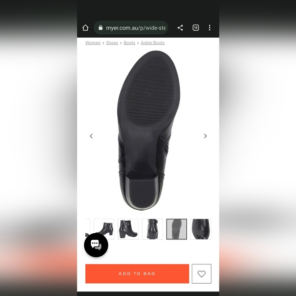 Wide Steps Mascot Black Glove Leather Boot size UK 7.5 W - Picture 3 of 14